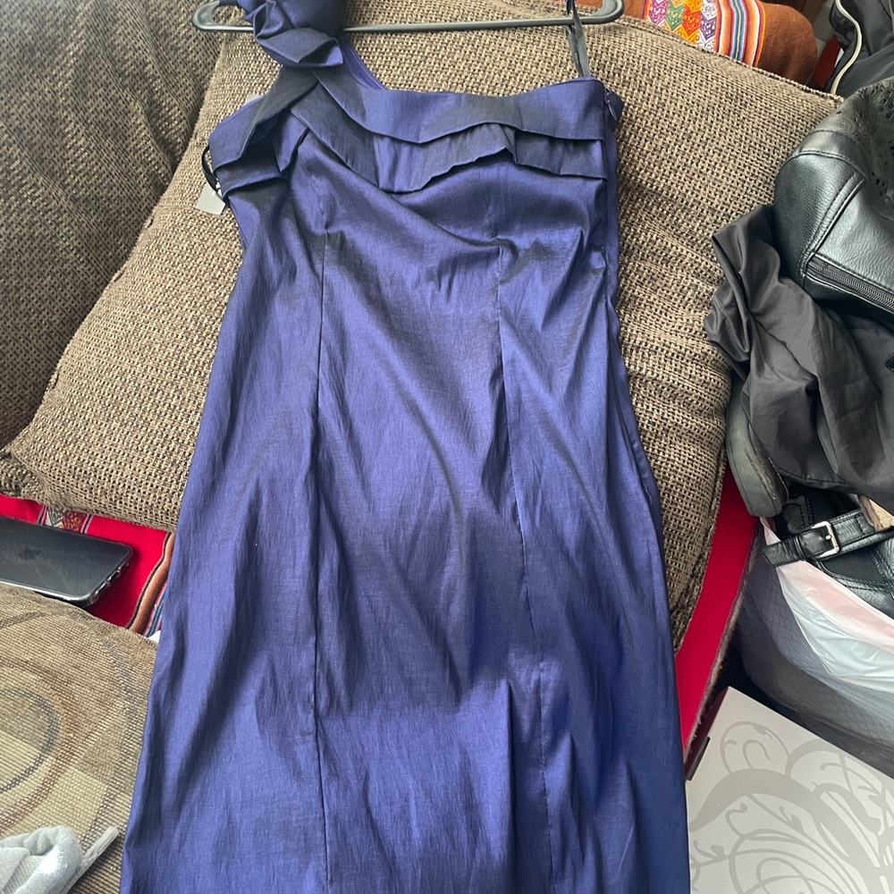 Women blue dress